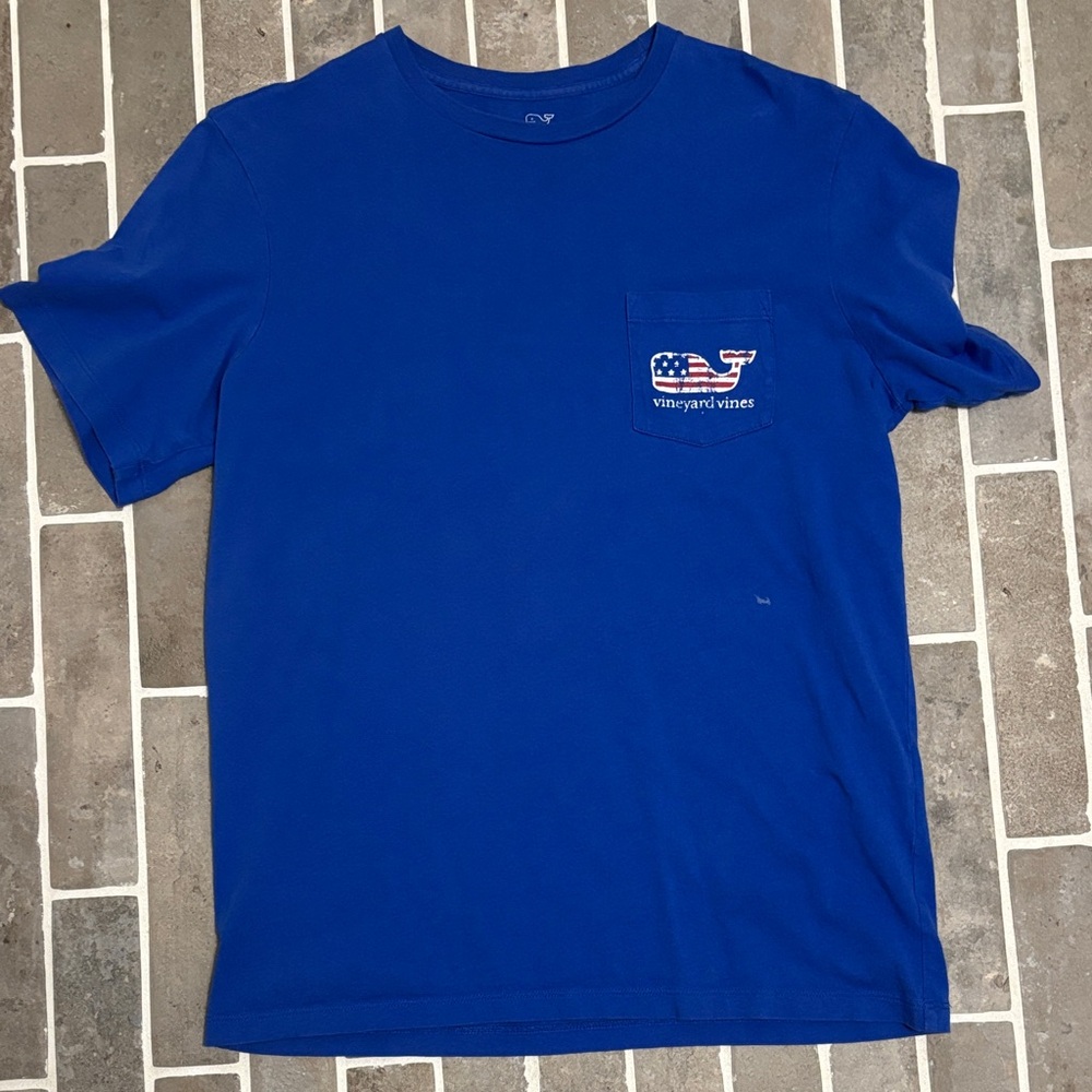 Vineyard Vines Men's Royal Blue Short Sleeve Tee